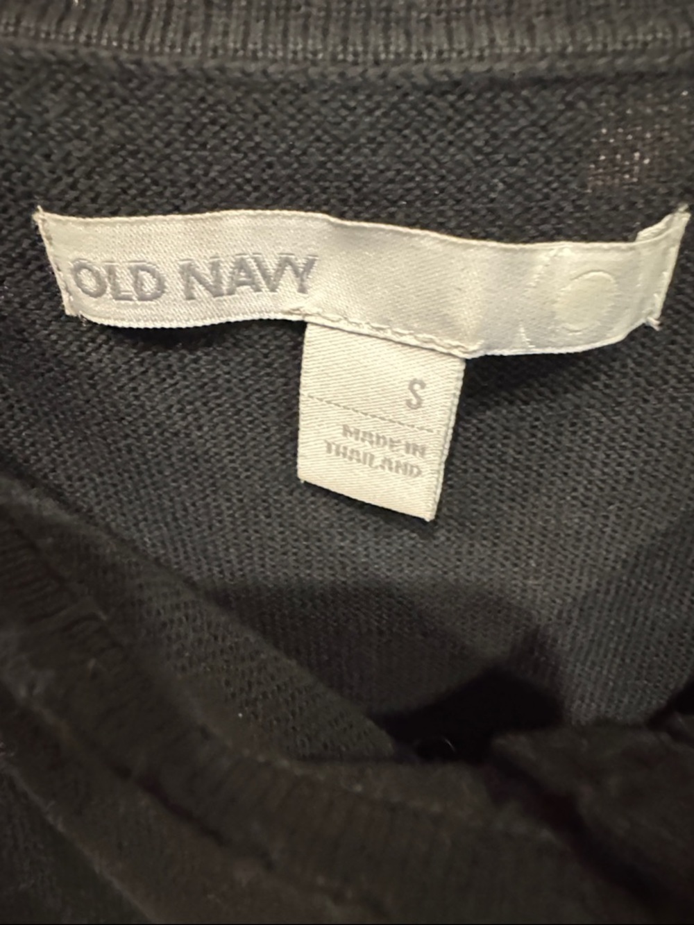 Old Navy Black Button-Front Spaghetti Strap Camisole - Picture 2 of 3